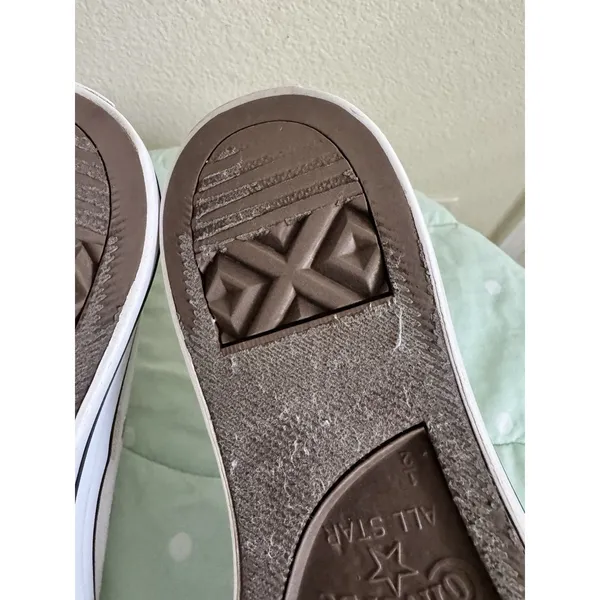 Converse All Star Low Top Lace-Up Sneakers White Womens size 9.5 - Image 13