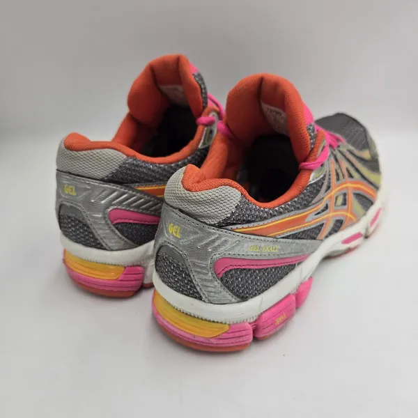 ASICS GEL-Exalt Women’s Running Shoes 8.5 Gray Pink Orange Athletic Sneakers - Image 2