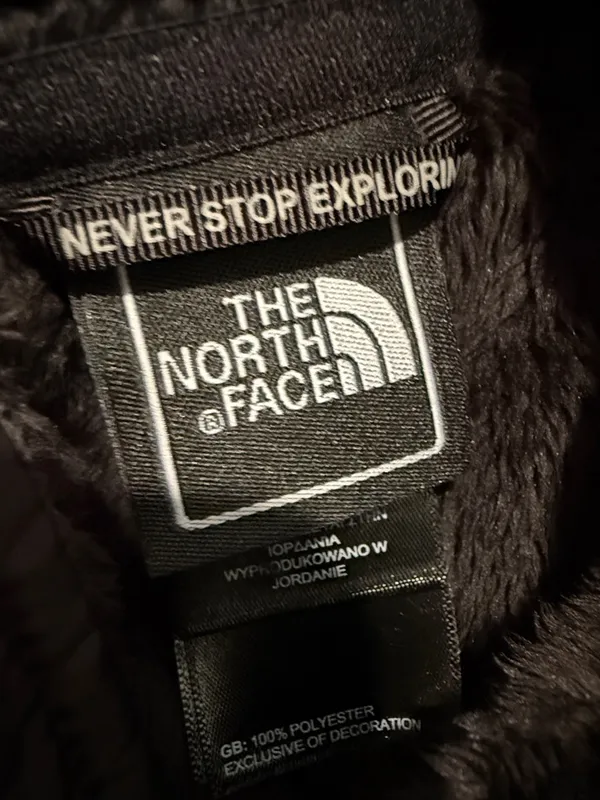 The North Face Black Plush Fleece Zip Jacket - Image 11