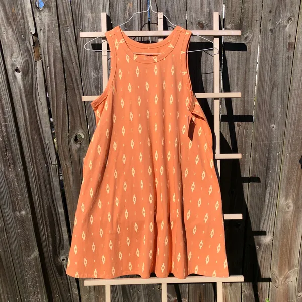 🛍️Sonoma Women’s Cotton Sleeveless Printed Shift Sun Dress Size Large - Image 2