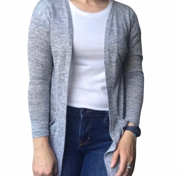 CLEAROUT! Gray Long Duster Cardigan Size M VGUC Size M - Image 4