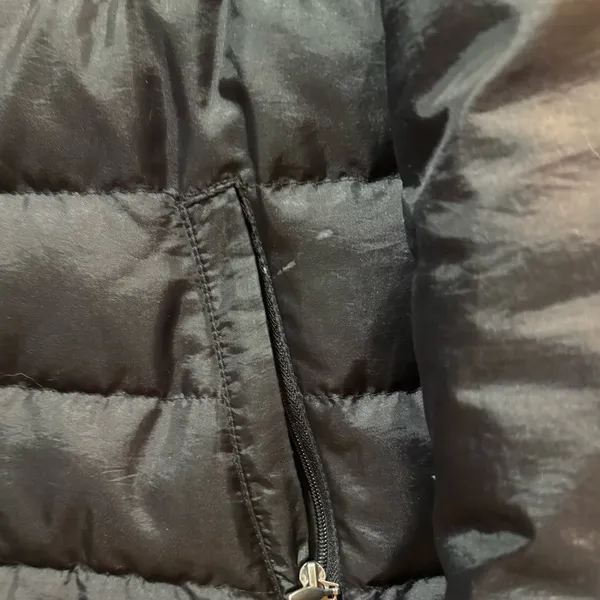 Ann Taylor LOFT Women's Black Double Breasted Puffer Jacket Size M - Image 5