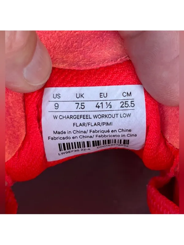 $138 Lululemon Chargefeel Low Womens Workout Shoe Flare / Pink Mist size 9 - Image 5