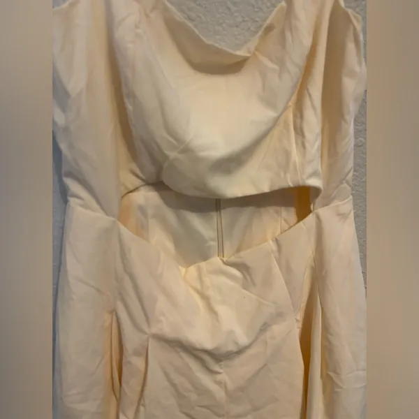 MARBLE Cream Cutout Romper Size L - Image 2
