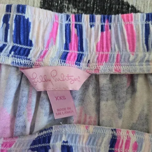 LILLY PULITZER IKAT SKIRT WITH TASSEL TRIM Size XXS‎ Flirty Boho Preppy - Image 2