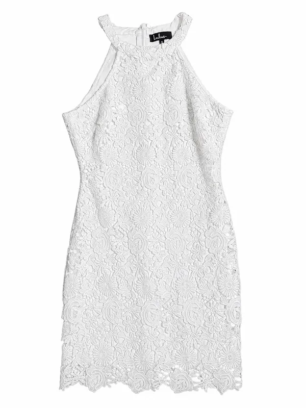 Lulu's White Lace Mini Dress‎ - Image 7