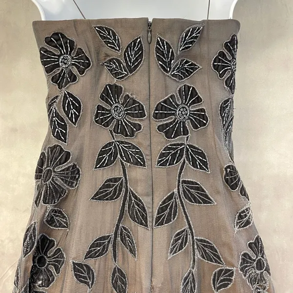 Akira Whimsigoth Evening Gown Size XSmall Fairycore Coquette Burnout Mesh Dainty - Image 4