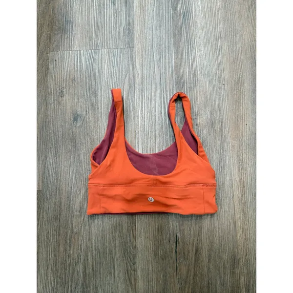 Lululemon‎ Align Reversible Bra Orange Berry Nulu Light Support Size 4 LW2DABS - Image 2