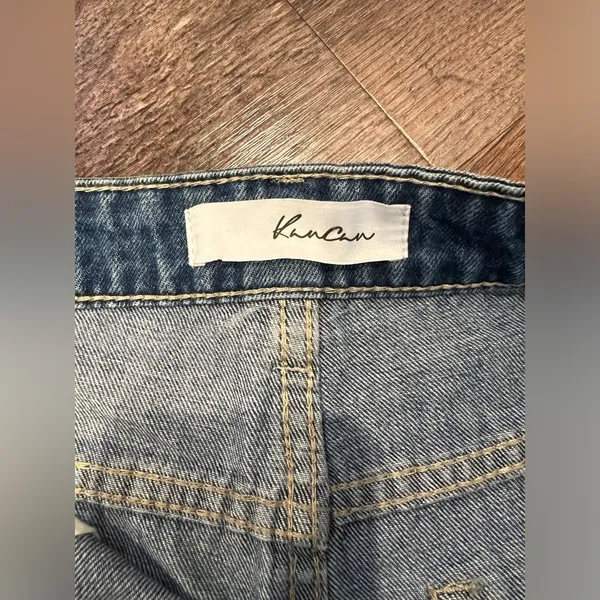 Kancan Denim Shorts Size Small Blue - Image 3