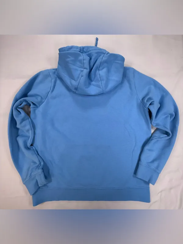 Nike Light Blue Pullover Hoodie with White Swoosh - Image 8