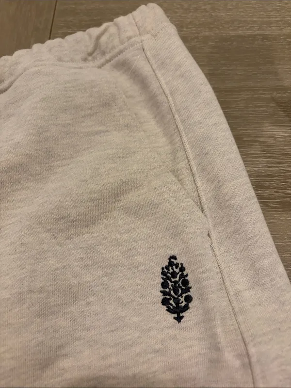 Free People Heather Gray Athletic Lounge Shorts - Image 2