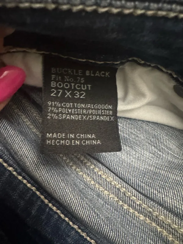 Buckle Black Jeans - Image 3