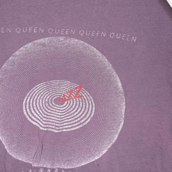 Daydreamer Queen Jazz Album Boyfriend Style Tee Purple Sage Color Size Small - Image 5