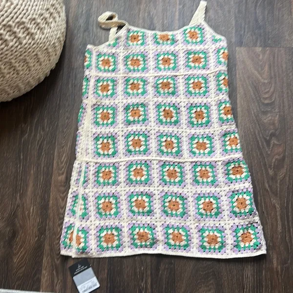 Storets Beverly Crochet Mini Dress - Image 2