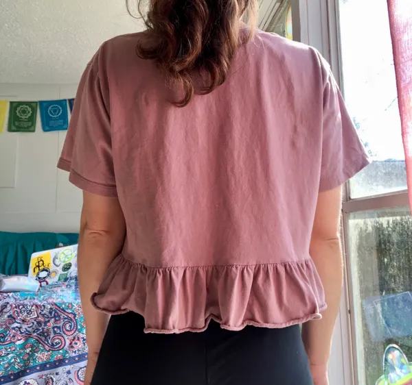 Wild Fable ruffle crop top - Image 3