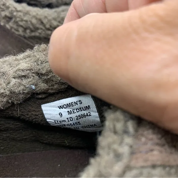 LL Bean Brown Suede Zipper Primasoft Shoes Woman’s Size 9 M - Image 2