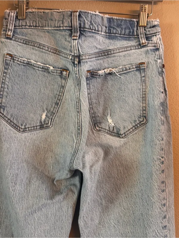 ABERCROMBIE 90s‎ Straight Split Hem Denim - Image 4