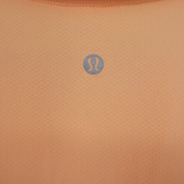 Lululemon Polo Shirt Womens 10 Quick-Drying SS Polo Sunny Coral Button-Down NEW - Image 6