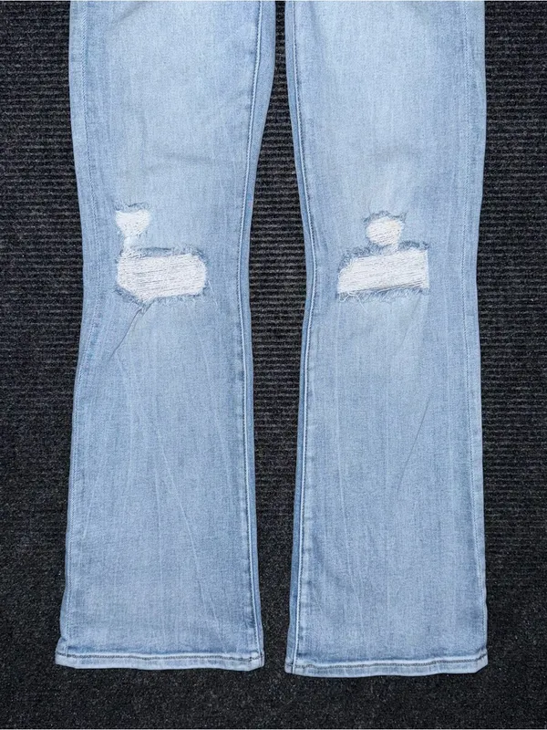 Buckle Black Fit 53 Bootcut Stretch Jeans 24x32 Light Wash Distressed BBW6514R - Image 5