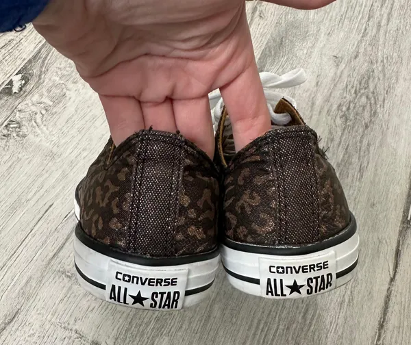 Converse Copper Leopard Print Sneakers - Image 4