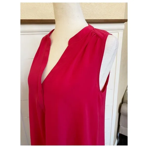 Lush Clothing Womens‎ Fuchsia Pink Sleeveless V-Neck Shift Dress DR93500-003 Medium - Image 5