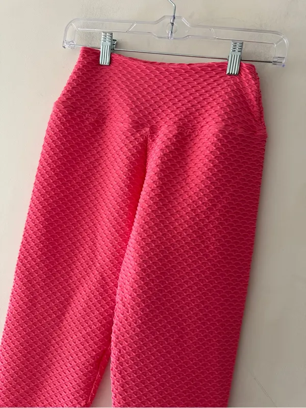 Booty‎ by Brabants Pink Curvy Plus Croco Leggings - Image 2