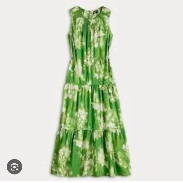 Simply Vera Vera Wang‎ fit and flare midi dress green size M - Image 6