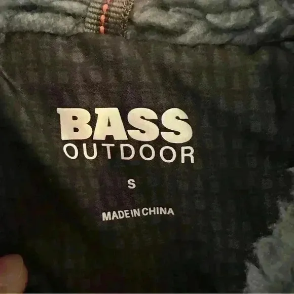 Bass Outdoor Women Route Hiking‎ Faux Sherpa Vest Size Small Gray Outdoorsy - Image 7
