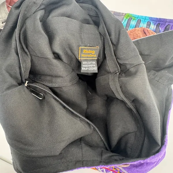 Y2K Boho Festival Sling Bag Psychedelic Wolf Dreamcatcher‎ Rising International - Image 7