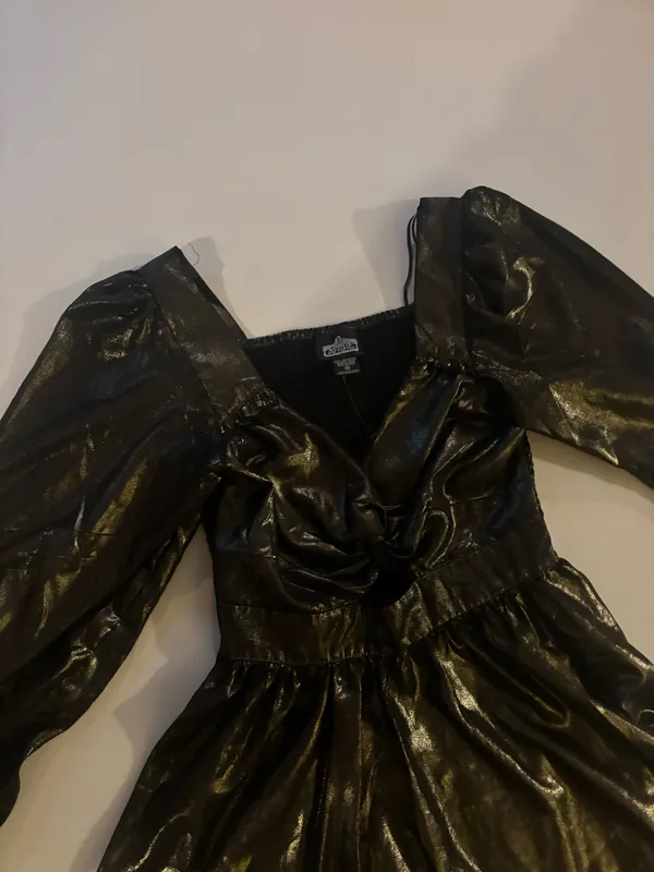 Gold dress Angie - Image 2