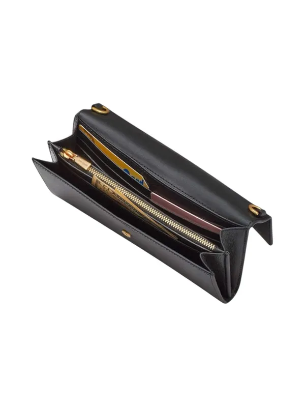 Kate Spade Black Leather Flap Crossbody Bag Katy Wallet $248 Retail NWT - Image 5