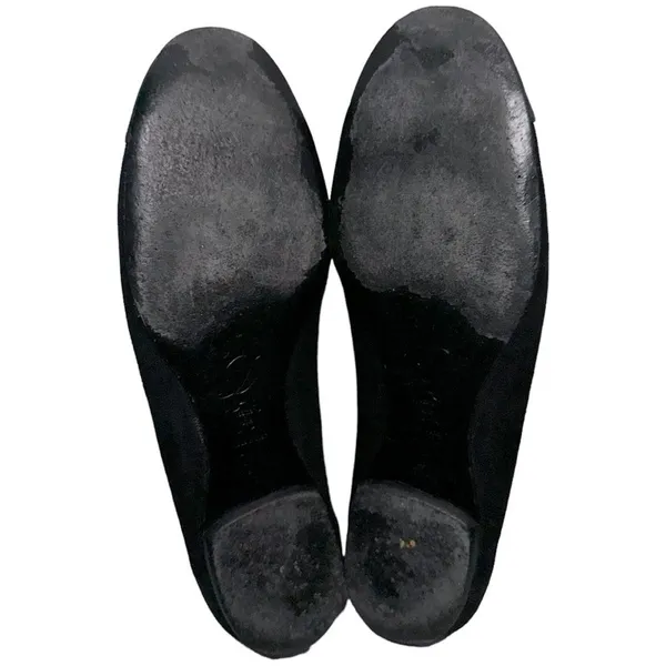 Delman New York Women’s Size 7 Black Metallic Patent Toe Brook Ballet Flats - Image 8