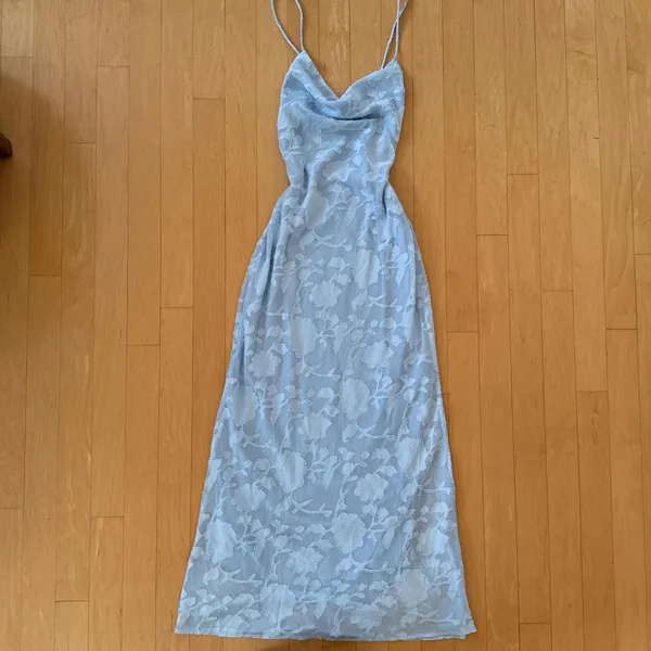 Princess Polly celena blue burnout floral maxi dress - Image 2