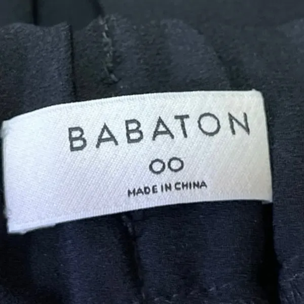 Aritzia Babaton Women's Black High Rise Pleated Pull On Elastic Waist Shorts 0 - Image 5