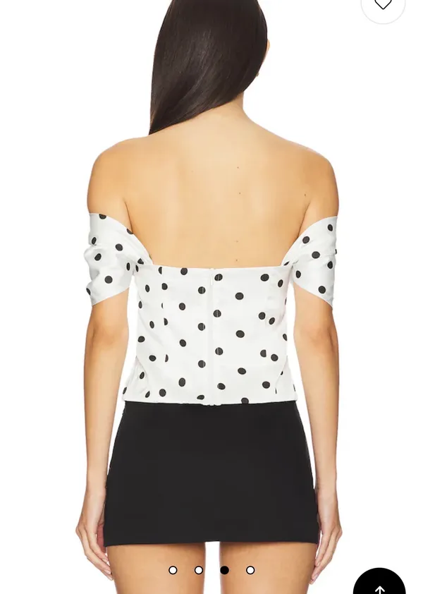 Revolve More to come polka dot top - Image 2