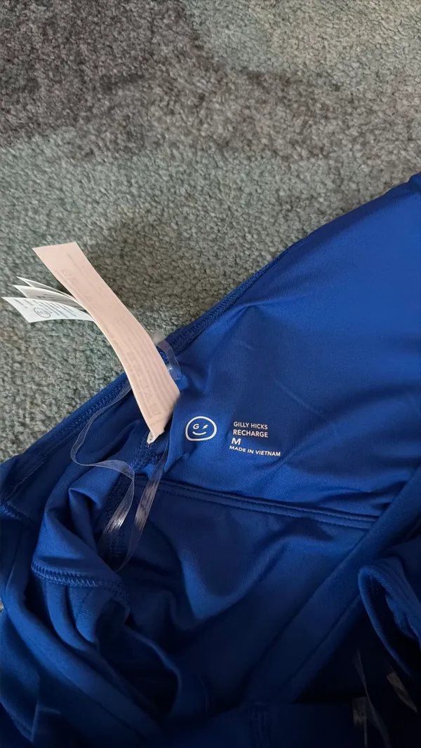 Royal Blue Medium Gilly Hicks Athletic Top - Image 3