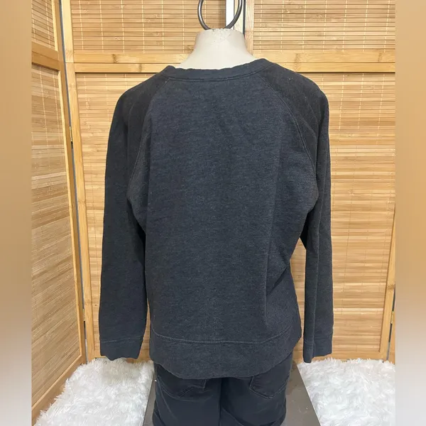Pittsburgh Steelers dark gray sweatshirt NFL Team Apparel woman’s large - Image 3