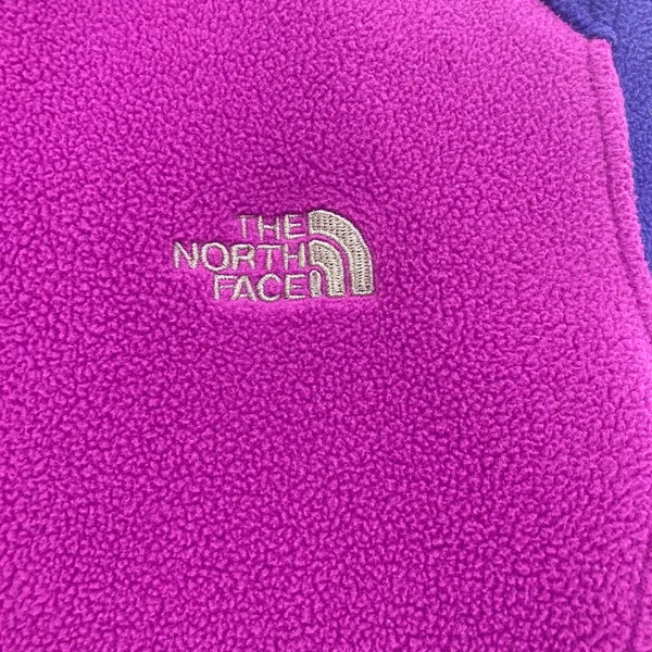 North Face FlashDry Fleece Jacket Purple Pink S Cozy Athletic Outdoor Retro - Image 8