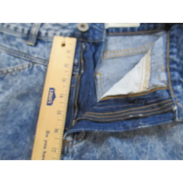 Cotton On 91 Denim Mini Skirt Blue Stone Acid Wash High Rise A Line Retro 6 - Image 12