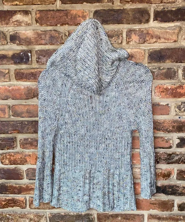 BCBGMaxAzria Green Knit Button Hooded Cardigan Sweater Women's Size Small - Image 5