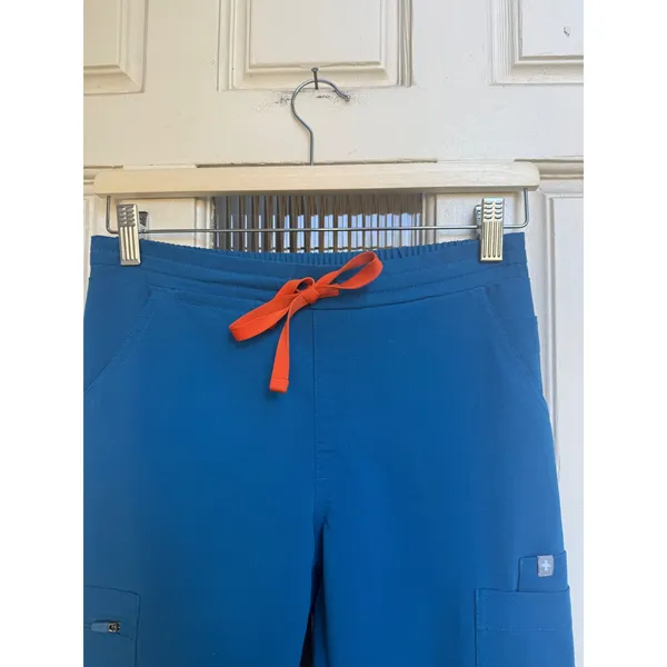 FIGS Technical Collection Alps Blue Scrub Pants TW2000T Womens Size XXS Tall - Image 2