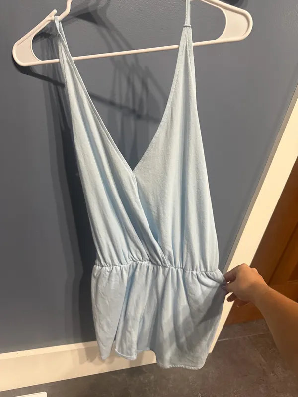 Victoria's Secret PINK Romper Light Blue - Image 2