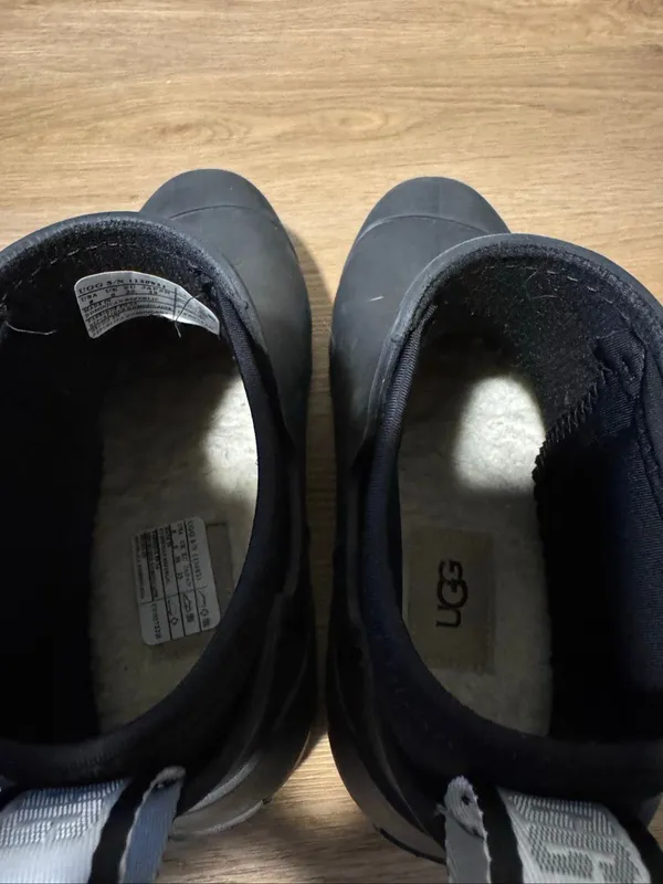 UGG Droplet Black Waterproof Chelsea Rain Boots Women’s Size 8 - Image 5