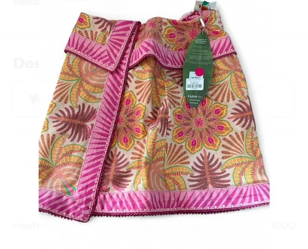 Farm RIo | Palm Scarf Print Miniskirt | Size 26 NWT - Image 3