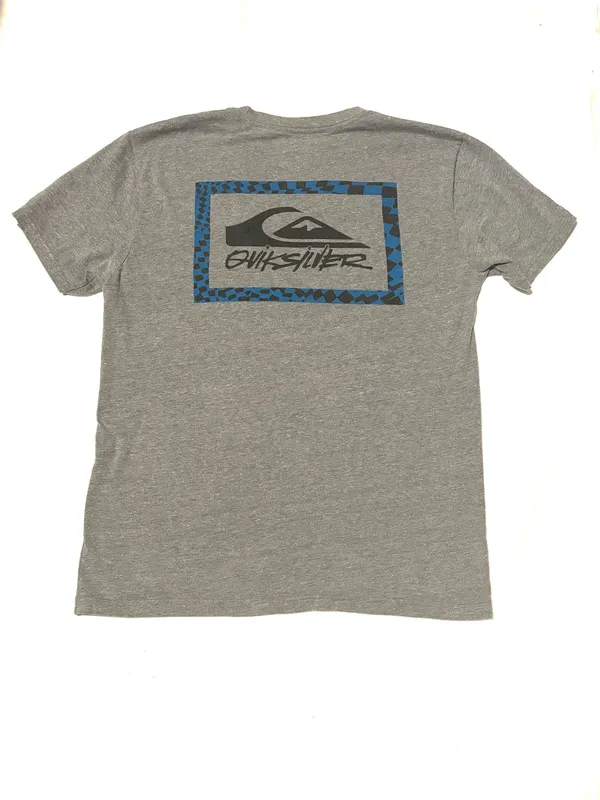 Quiksilver Tee Shirt gray and blue  - Image 3