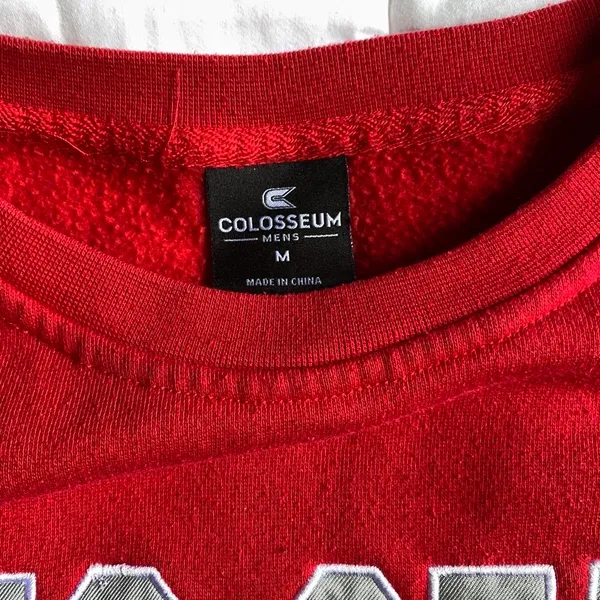 Colosseum Men's Red Ohio State Buckeyes Sweatshirt size Medium - Image 3