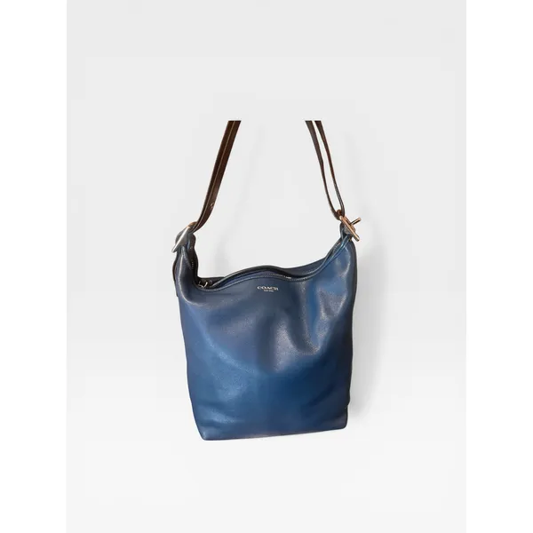 Authentic Coach Legacy Large Candace Tassel Carryall Tote Duffel bag Blue - Image 2