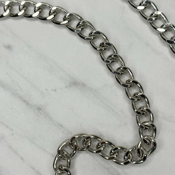 Von Dutch Rhinestone Letter Chain Belt OS ✨ - Image 15