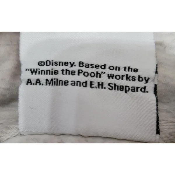 Disney Winnie the Pooh Graphic Pullover Hoodie Gray Women’s Medium - Image 6