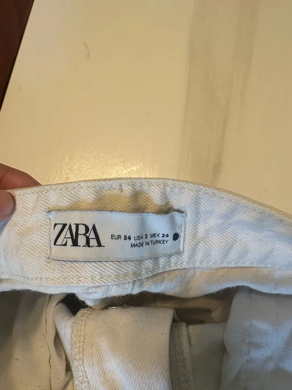 Cream ZARA Jeans - Image 3